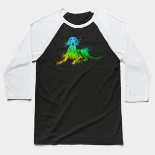 Colourful Magyar Vizsla Baseball T-Shirt